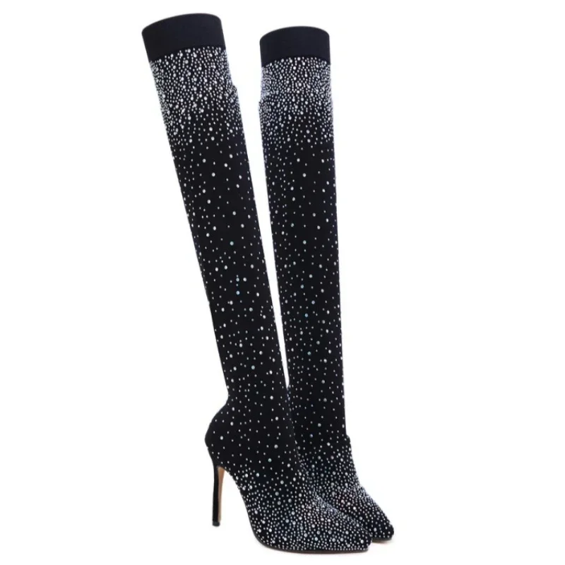 Sock Boot Women - Seksowne buty za kolano dla kobiet