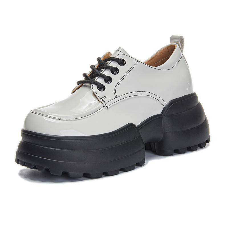 Women Shoes Japanese Brand - 8cm Syntetyczne Lakierowane Skórzane Czółenka na