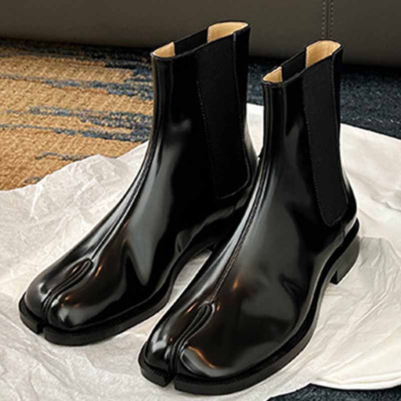 Women Shoes Japanese Brand - Luksusowe botki damskie Tabi z pojedynczym