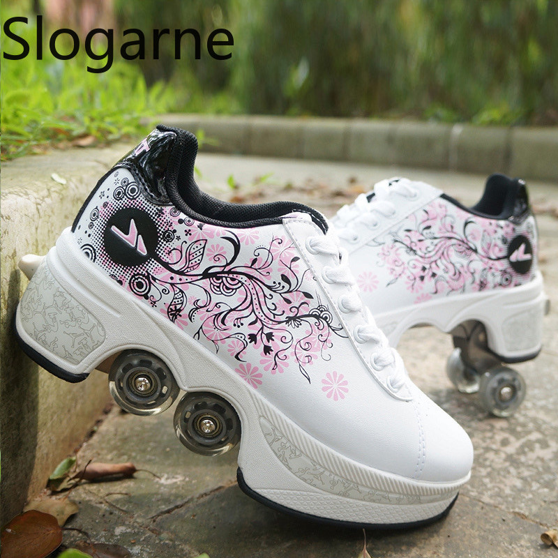 Women Shoes Sneakers - Damskie rolki z możliwością transformacji na