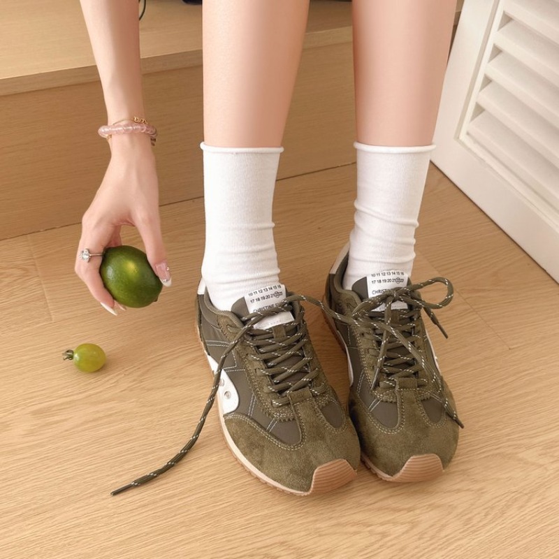 Women Shoes Sneakers - Damskie sneakersy w stylu retro z