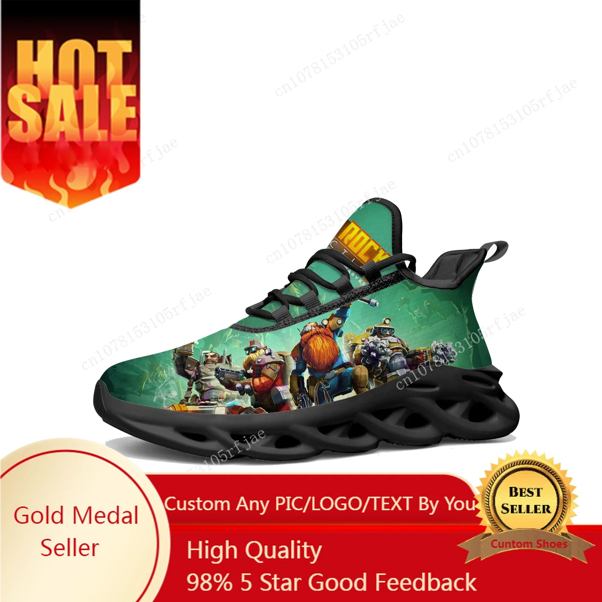 Women Shoes Sneakers - Buty sportowe Deep Rock Galactic Flats,