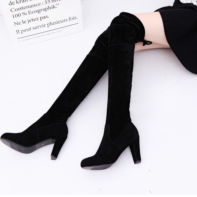 Damskie kozaki za kolano ze st – Sock Boot Women recenzja i cena