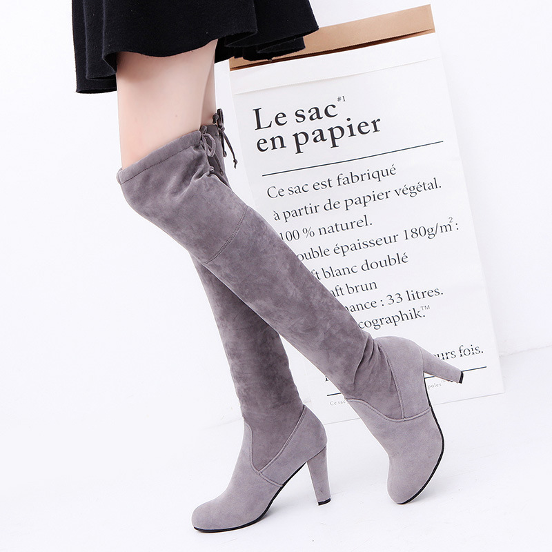 Damskie kozaki za kolano ze st – Sock Boot Women recenzja i cena