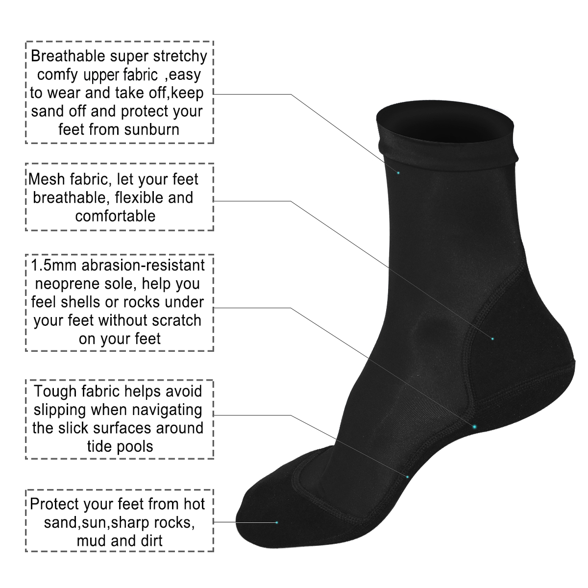 Neoprenowe skarpetki do siatkó – Women'S Shoes For Neuropathy recenzja i cena