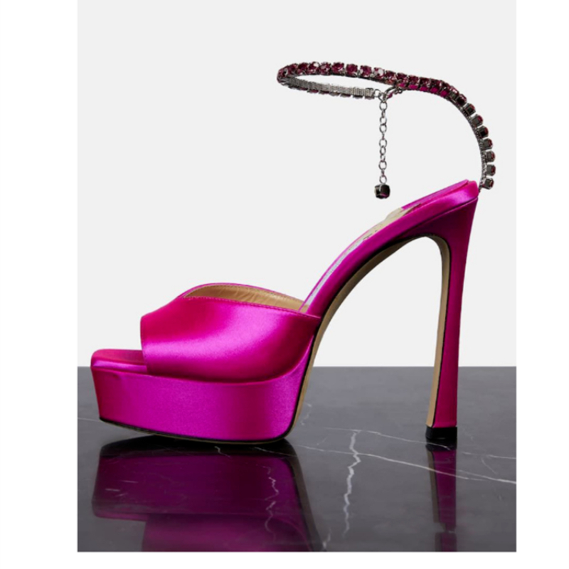 Kolorowy łańcuch sandały z dia – Women Shoes Brands recenzja i cena