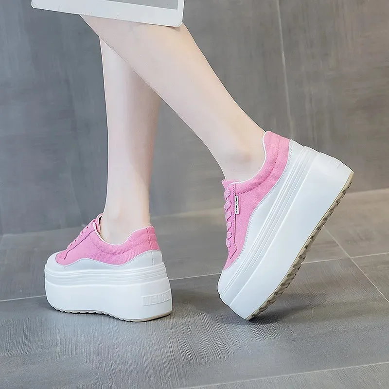 8cm nowe płótno prawdziwej skó – Women Shoes Store recenzja i cena