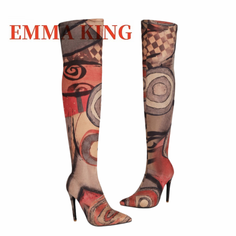 Damskie kozaki za kolano z nad – Sock Boot Women recenzja i cena