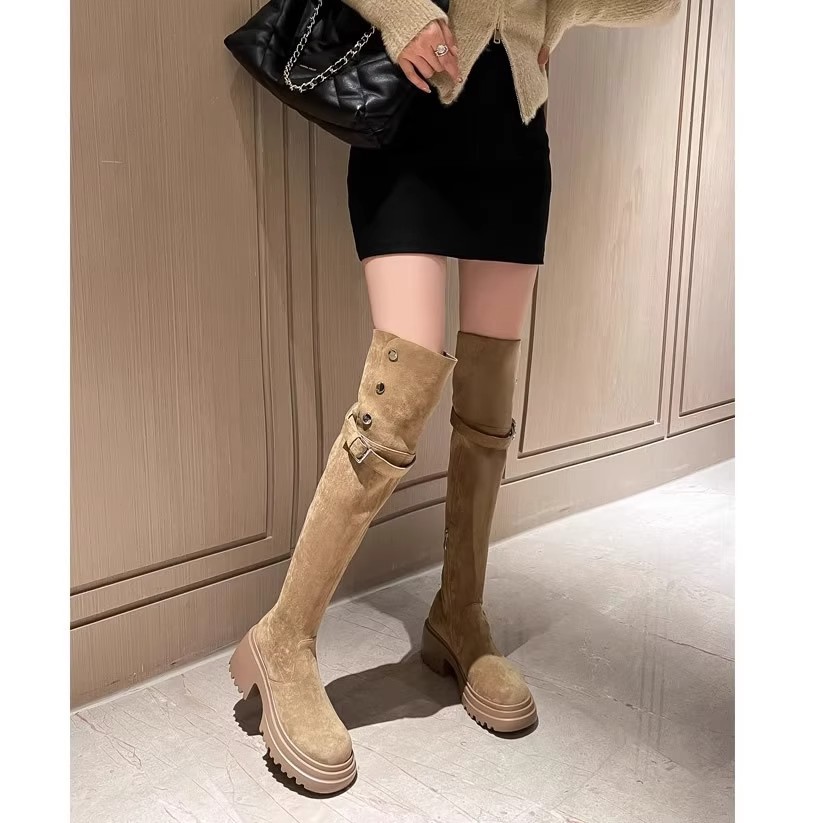 Kozaki za kolano 2025 retro we – Sock Boot Women recenzja i cena