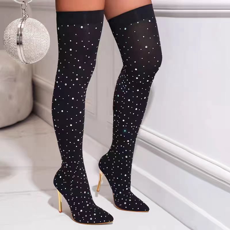 Botki damskie na wysokim obcas – Sock Boot Women recenzja i cena