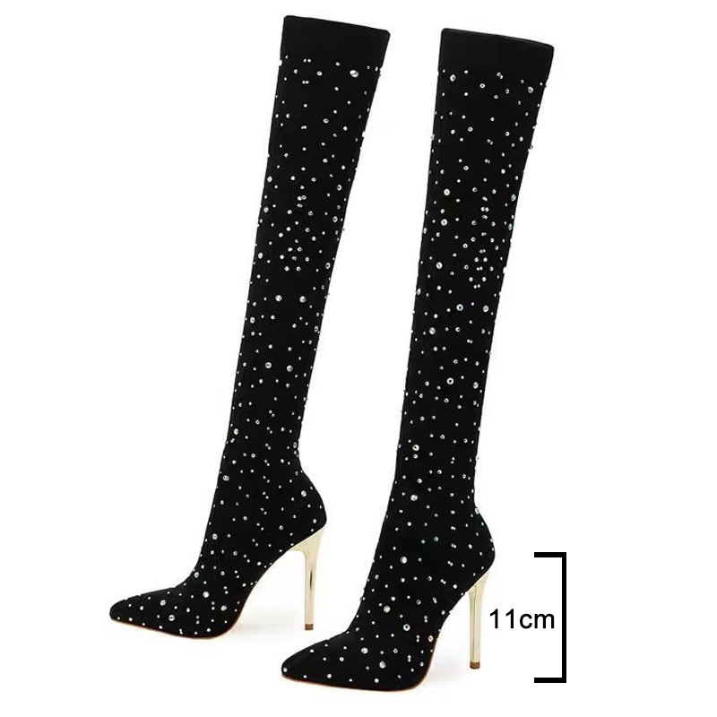 Botki damskie na wysokim obcas – Sock Boot Women recenzja i cena