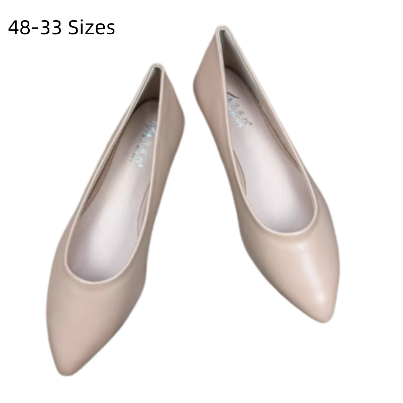 Kobiety Proste Płaskie Spiczas – Women Shoes For Big Feet recenzja i cena