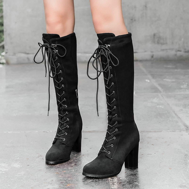 Damskie Kozaki na Grubej Wysok – Sock Boot Women recenzja i cena