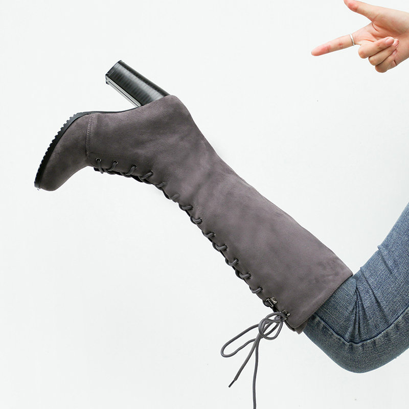 Damskie Kozaki na Grubej Wysok – Sock Boot Women recenzja i cena